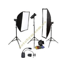 Набір студійного світла Hyundae Photonics Master MN400x3 Kit