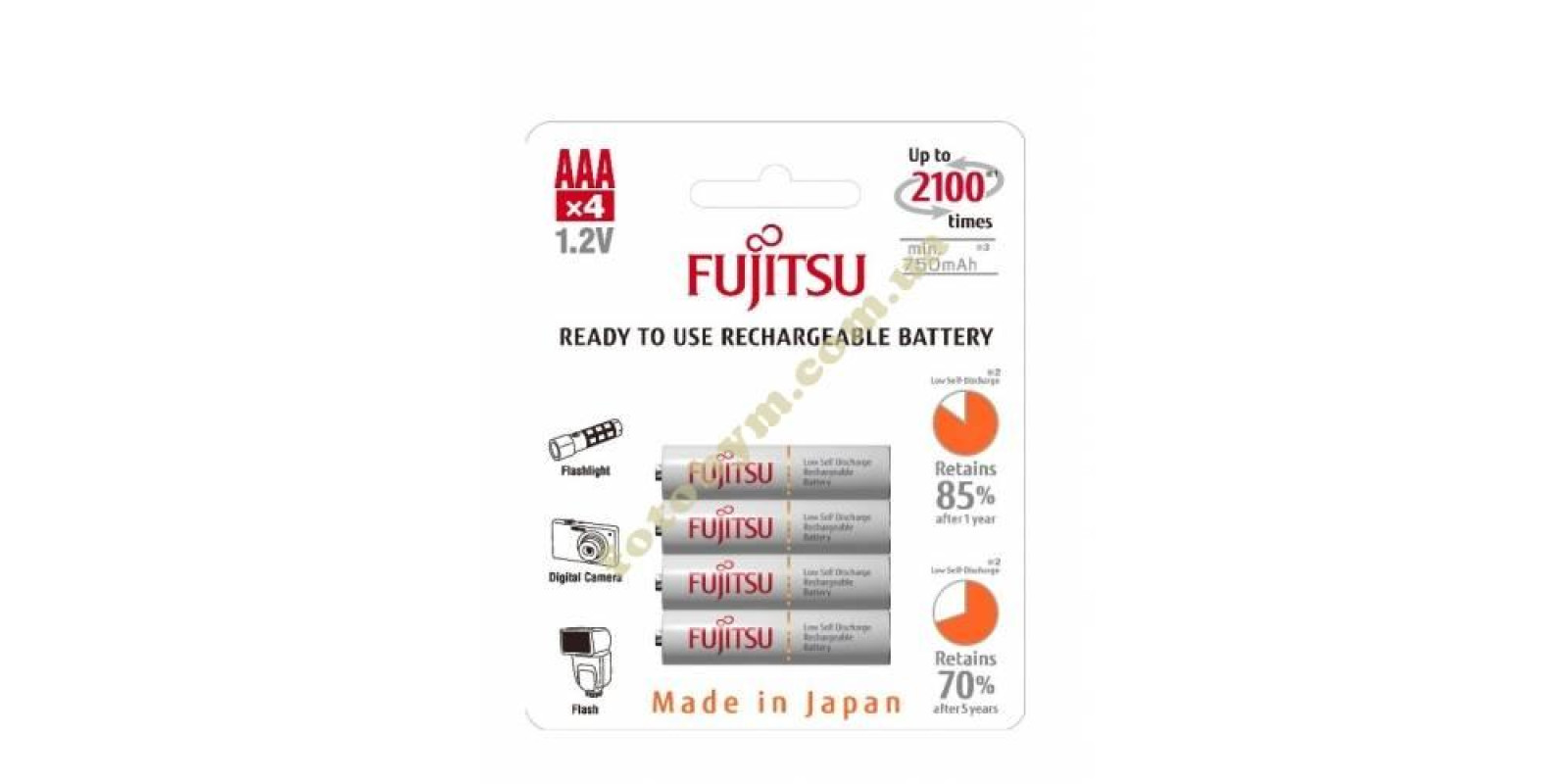 Акумулятор Fujitsu HR-4UTCEX (4B), тип ААA Акумулятор Fujitsu HR-4UTCEX (4B), тип ААA