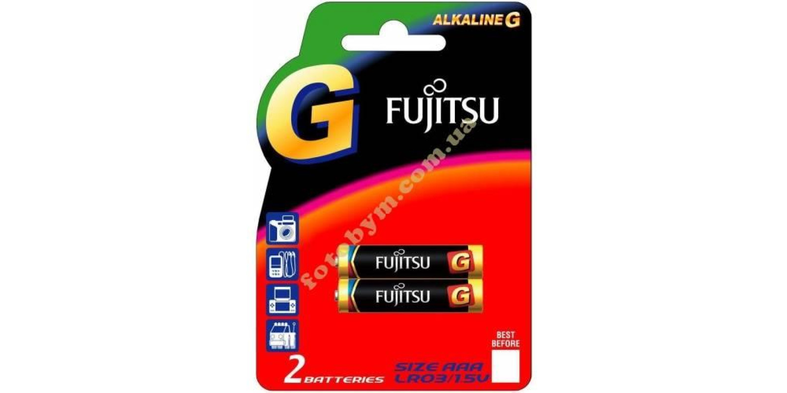 Батарейки Fujitsu LR03 G (2B), тип AAA