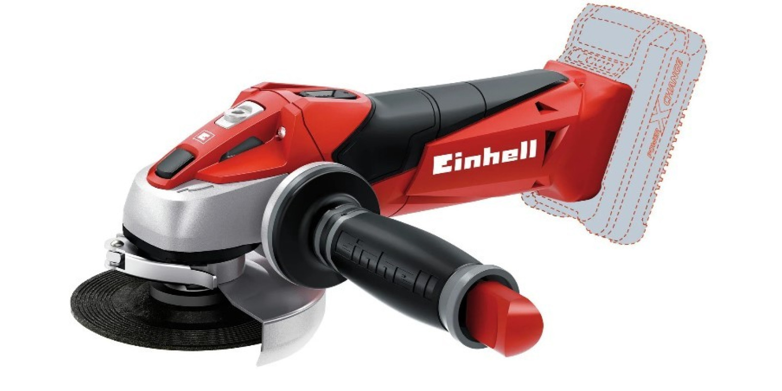 Болгарка акумуляторна Einhell TE-AG 18 Li - Solo