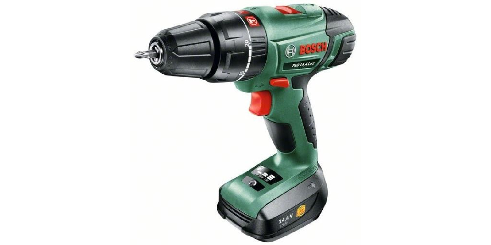 Аккумуляторная двухскоростная ударная дрель-шуруповерт Bosch PSB 14,4 LI-2
