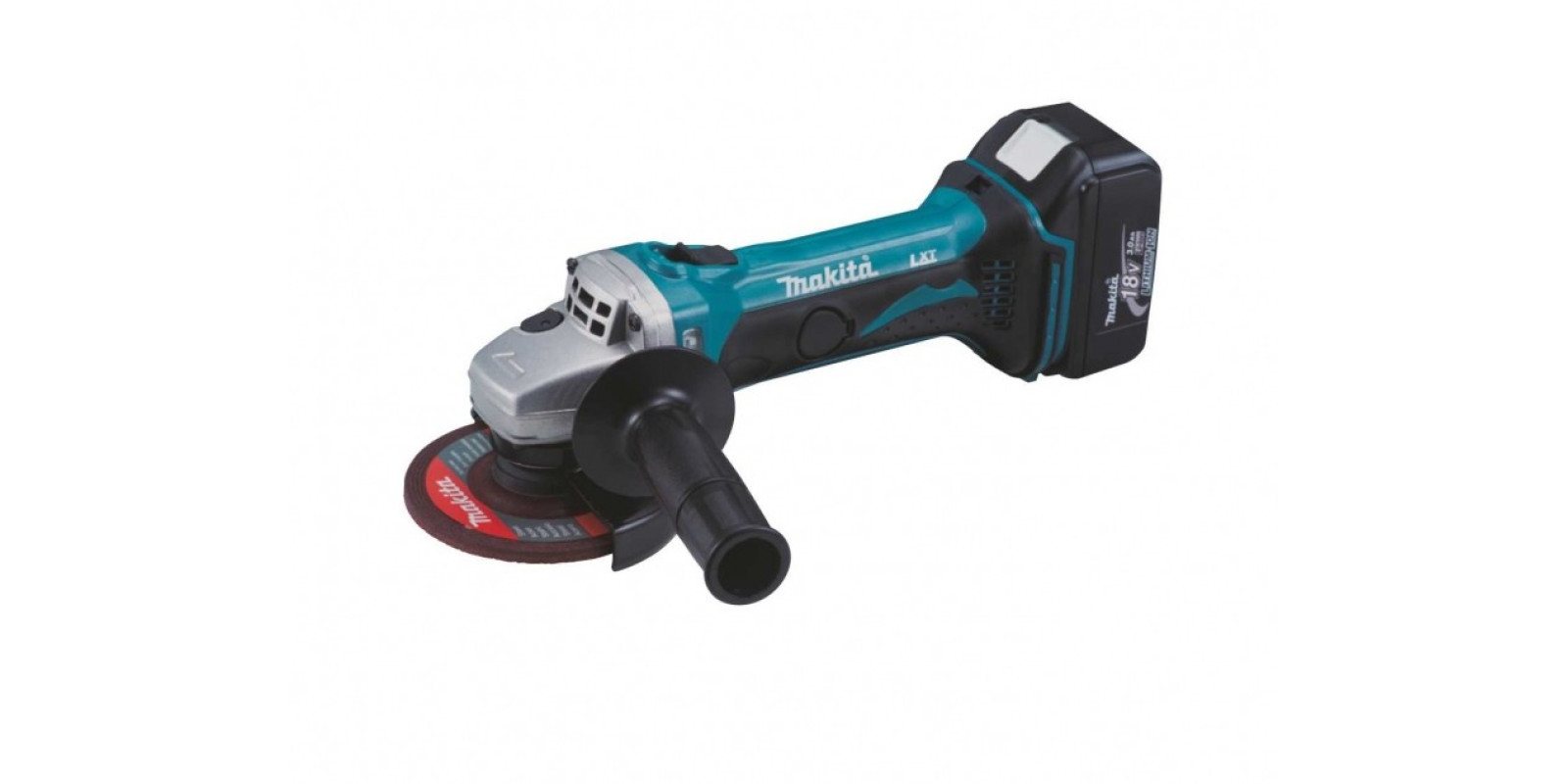 Акумуляторна кутова шліфувальна машина (болгарка) Makita BGA452RFE