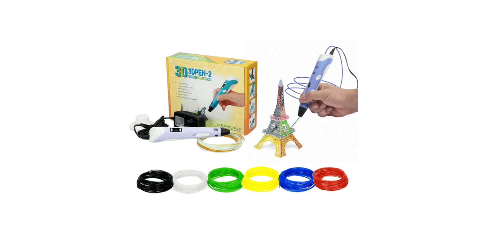 3D ручка 3D-PEN (2-Е Поколение)