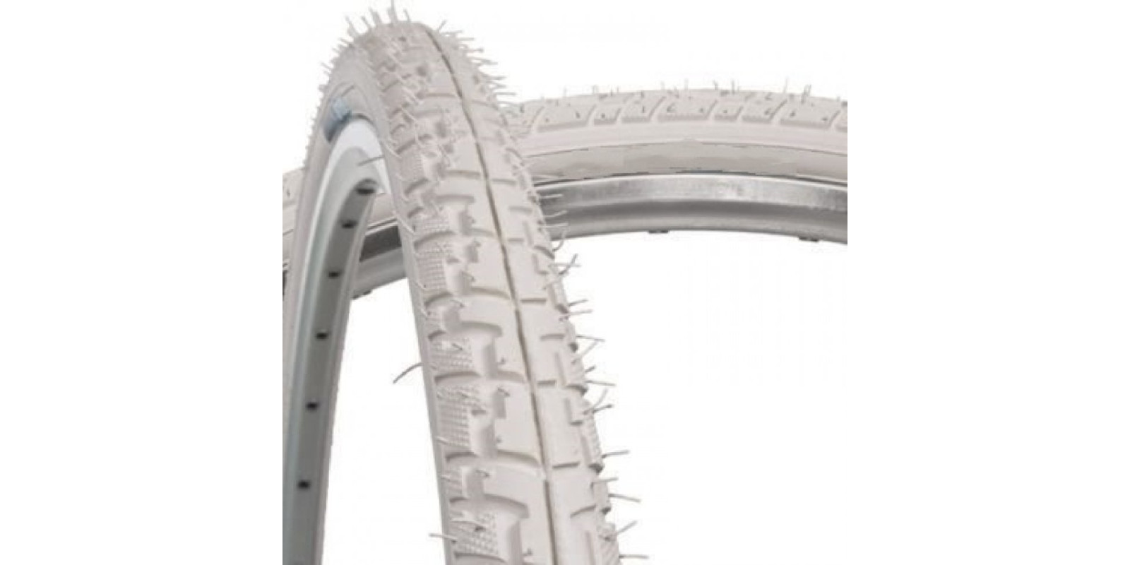 Покрышка 24X1-38 KENDA, БЕЛАЯ, ДЛЯ ИНВАЛИДНЫХ КОЛЯСОК