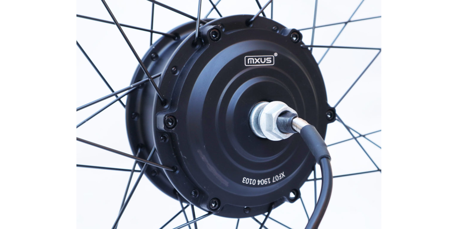 Мотор-колесо MXUS XF07 36V 350W переднее редукторное Мотор-колесо MXUS XF07 36V 350W переднее редукторное