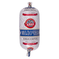 Колбаса вареная "Молочная" ТМ Алан 400г.