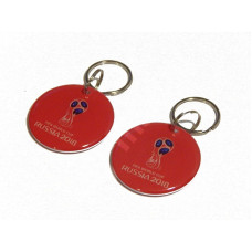 ас10019-3 Прокси RFID Бесконтактный T5577 (125Khz) ЧМ 2018 (35мм) на красном фоне ас10019-3 Прокси RFID Бесконтактный T5577 (125Khz) ЧМ 2018 (35мм) на красном фоне