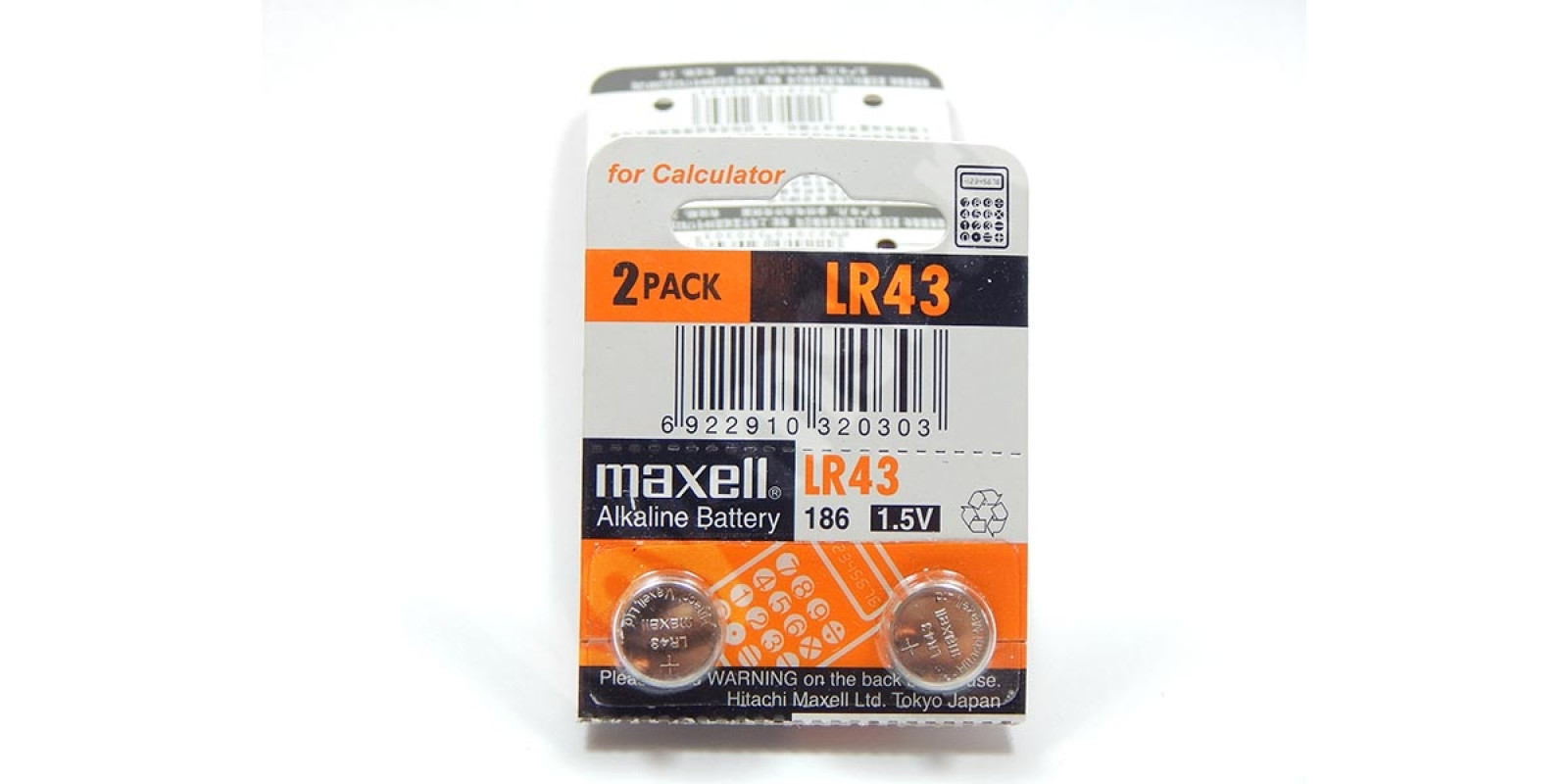 18512 Maxell LR 43 батарейка