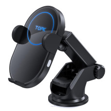 Автодержатель с беспроводной зарядкой TOPK B05W