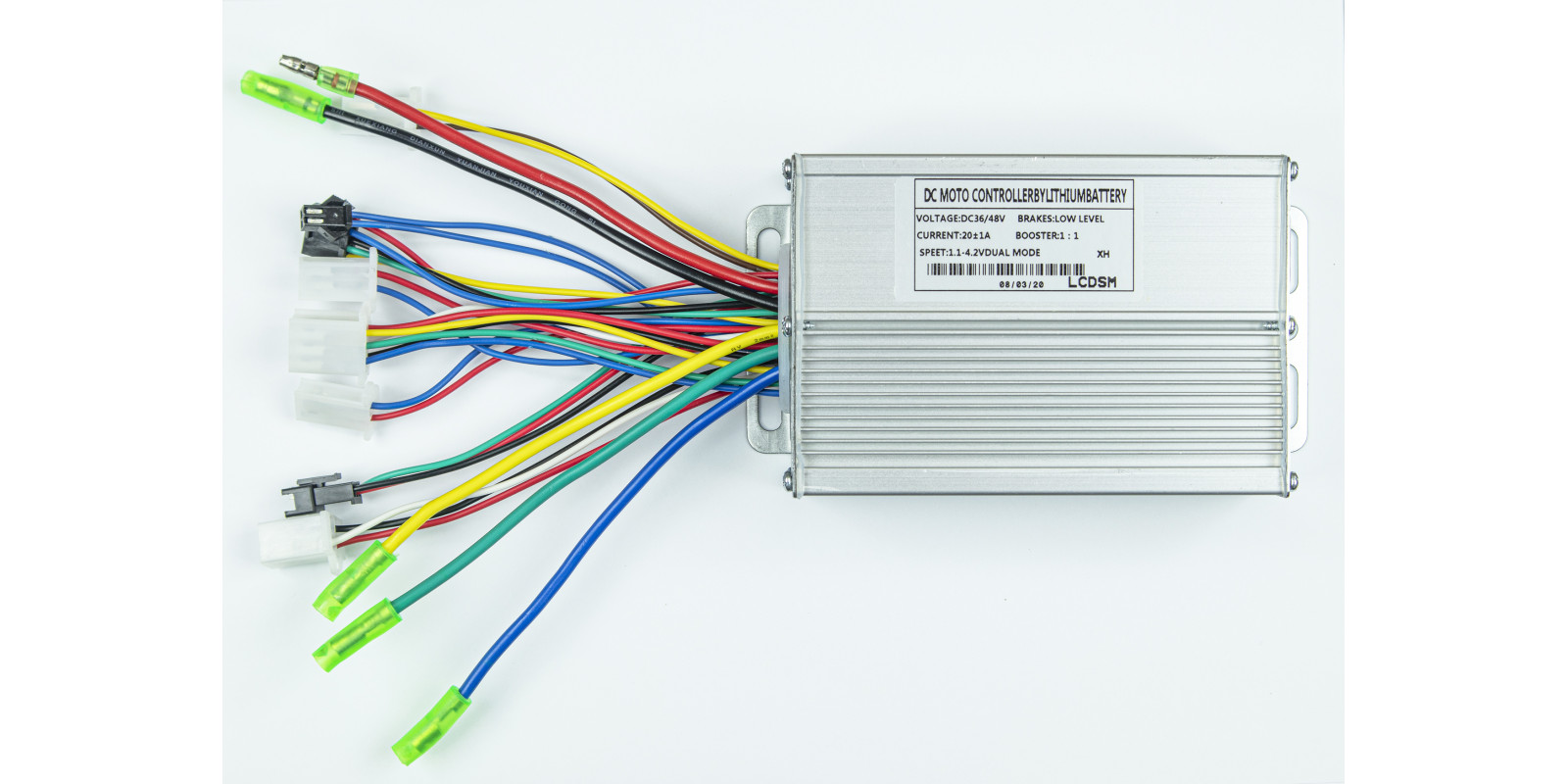 Контроллер 36-48V 500W 20A под ручку газа с индикатором Контроллер 36-48V 500W 20A под ручку газа с индикатором