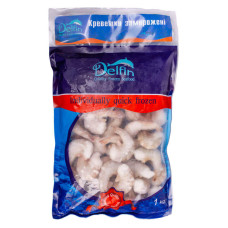 Креветки без голови у панцирі Penaeus Vannamei 16/20 ТМ Delfin 1кг
