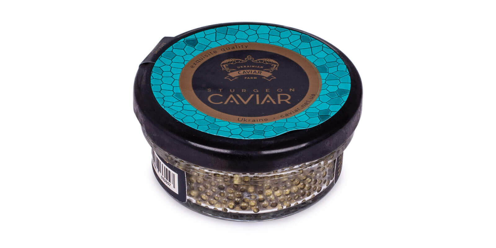Ікра зерниста осетрових риб вищого гатунку Ukrainian Caviar Berry 50г.