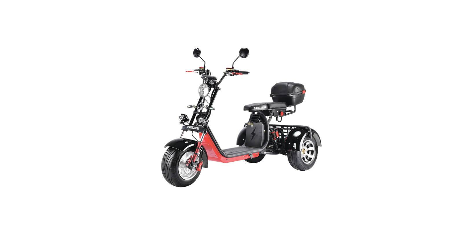 Электроскутер White Siberia PRO TRIKE 3000W Электроскутер White Siberia PRO TRIKE 3000W