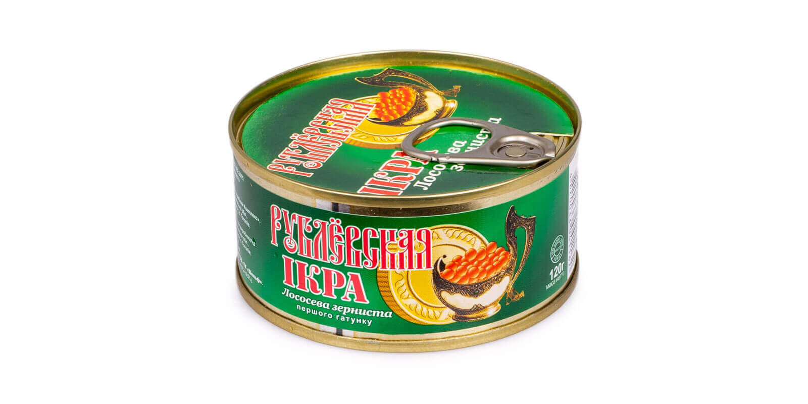 Ікра лососева зерниста "Рублівська" 120 г.