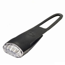 Фонарь-мигалка передний силиконовый корпус Li-on 220mAh USB