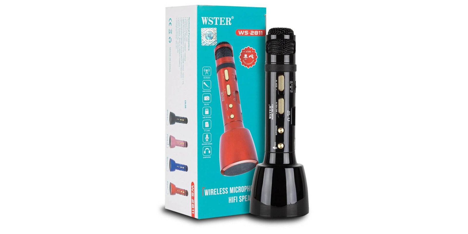 Караоке-микрофон WSTER WS-2811 Караоке-микрофон WSTER WS-2811