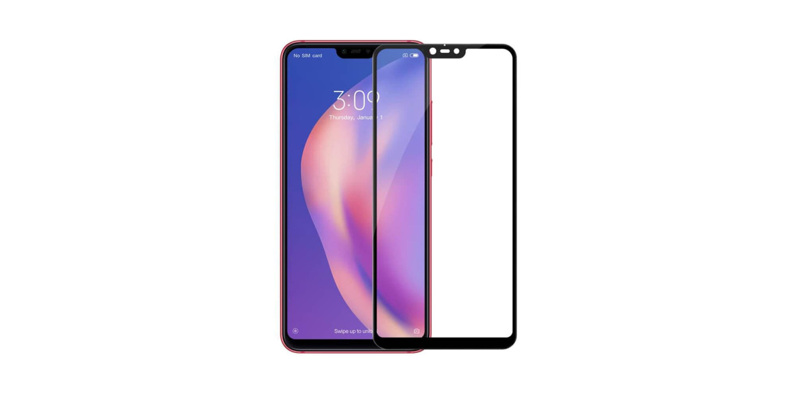 Захисне скло для Xiaomi Mi8 Lite/Mi8X