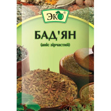 Аніс зірчастий ТМ Еко, Вага: 0,006 кг.