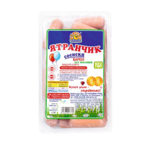 Сосиски ЯТРАНЧИК вареные в/у 0.350 кг, упаковка.