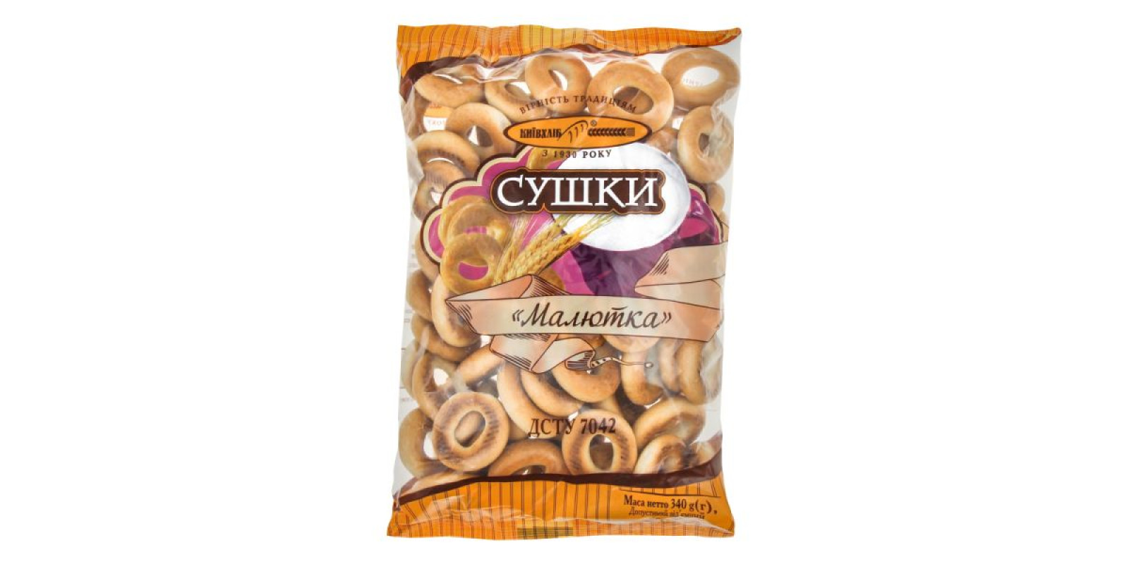 Сушки Київського Хліба Малютка 0,340 кг, пакет