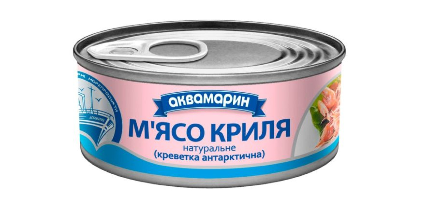 Мясо криля АКВАМАРИН натуральное (креветка антарктическая) Вес: 0,100 кг.
