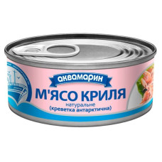М'ясо криля АКВАМАРИН натуральне (креветка антарктична) Вага: 0.100 кг