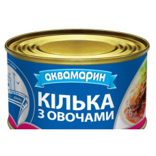 Кілька АКВАМАРИН з овочами 0.230 кг, пак