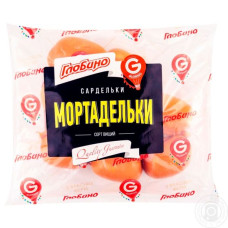 Сардельки ГЛОБИНО Мортадельки в/с Вес: 0.500 кг,