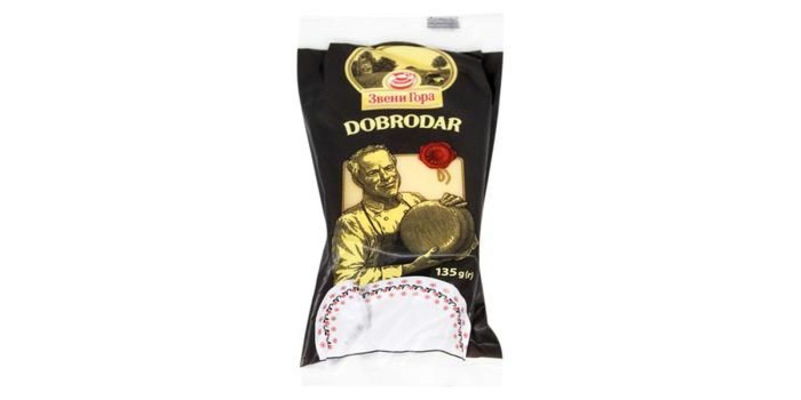 Сир Звени Гора ДОБРОДАР 50% Вага: 0,135 кг