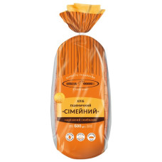 Хліб КИЇВХЛІБ пшеничний Сімейний нарізний Вага: 0,600 кг.