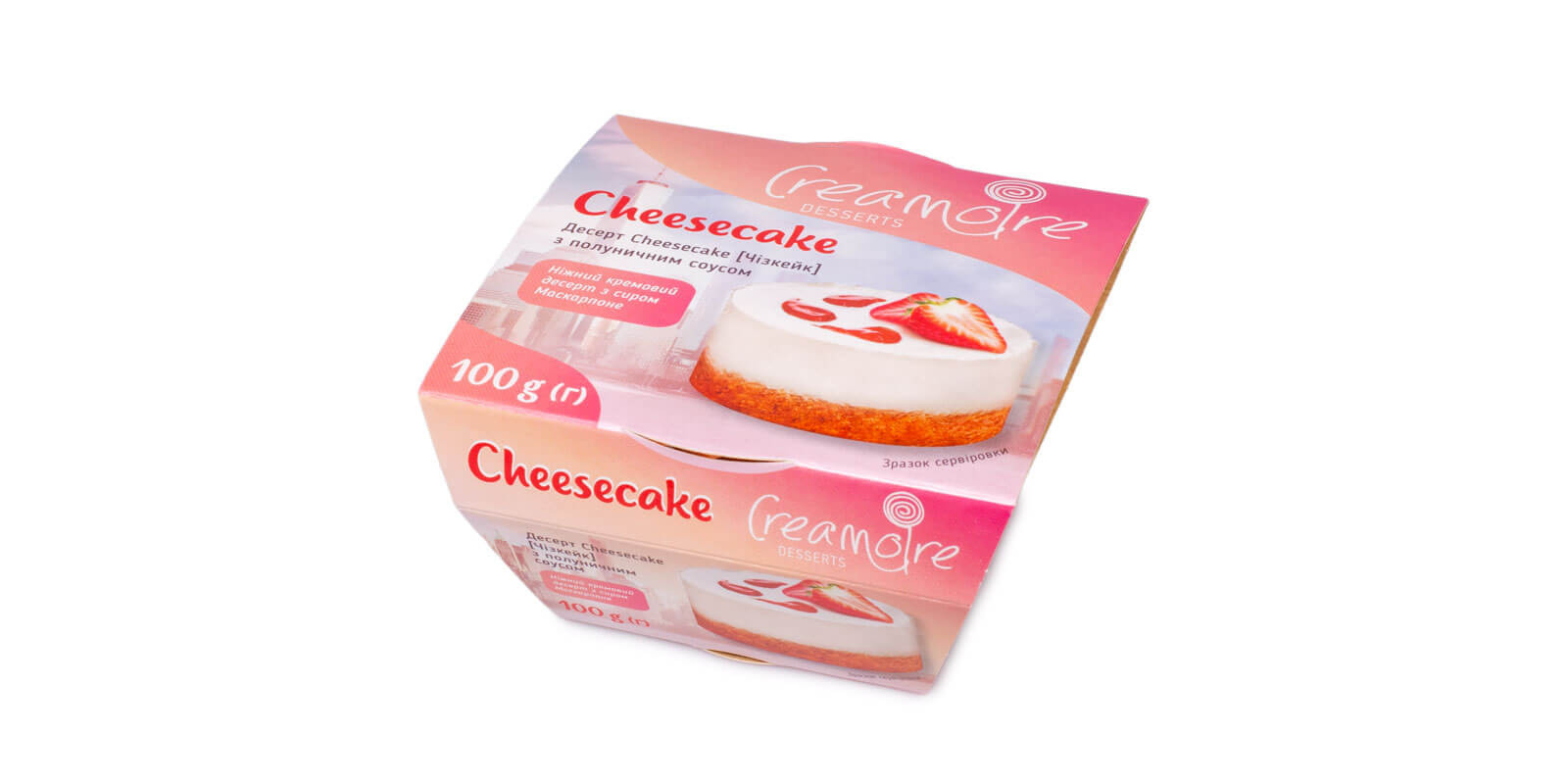 Десерт Cheesecake/Чизкейк ТМ Creamoire 100г