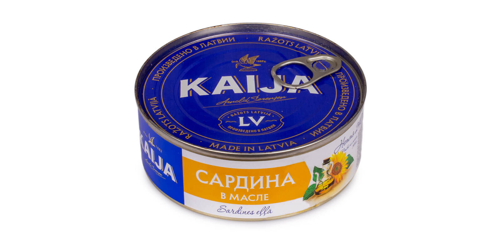 Сардини в олії ТМ Kaija 240г - Сардини в олії ТМ Kaija 240г