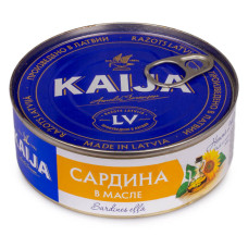 Сардини в олії ТМ Kaija 240г - Сардини в олії ТМ Kaija 240г