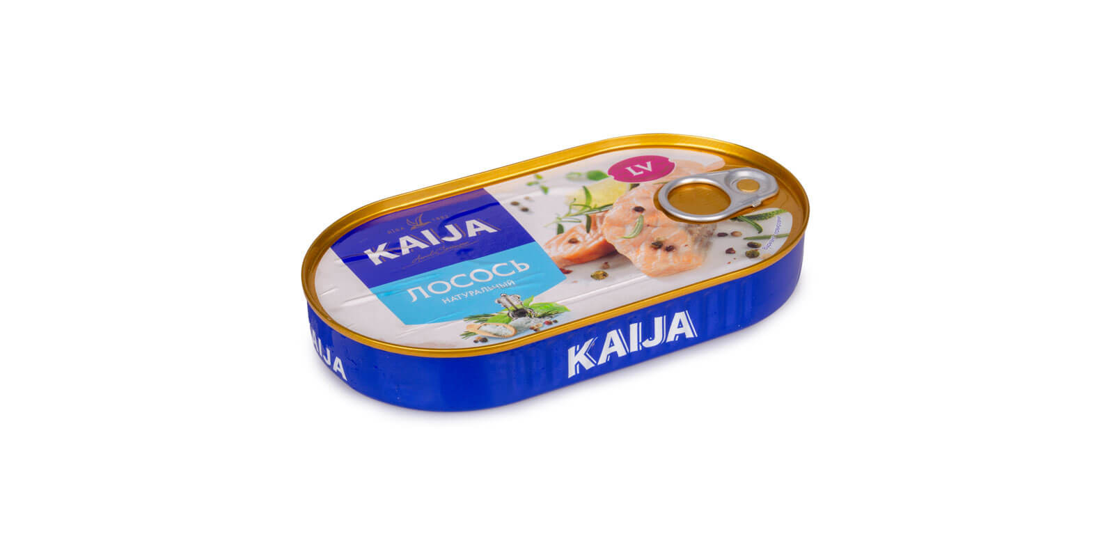 Филе лосося в собственном соку ТМ Kaija 170г