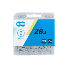 Велосипедная цепь KMC Z8.1 с замком, 8 скоростей