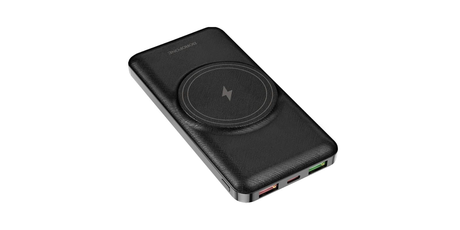 Повербанк Borofone BJ12 10000 mAh QC/PD 20W, 15W Qi