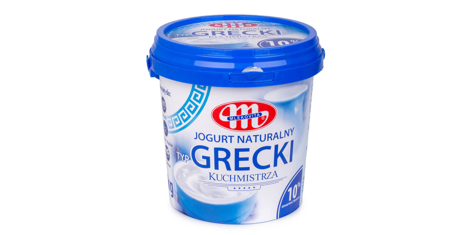 Греческий натуральный йогурт 10% ТМ Mlekovita 1кг
