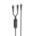 Дата кабель зарядки Hoco U102 2 в 1 Type-C/Lightning дата кабель зарядки hoco u102 2 в 1 type-c/lightning кабели зарядки 26048 2