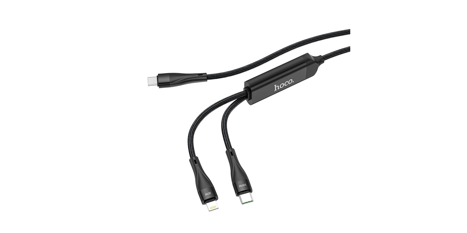 Дата кабель зарядки Hoco U102 2 в 1 Type-C/Lightning Дата кабель зарядки Hoco U102 2 в 1 Type-C/Lightning