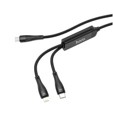 Дата кабель зарядки Hoco U102 2 в 1 Type-C/Lightning Дата кабель зарядки Hoco U102 2 в 1 Type-C/Lightning