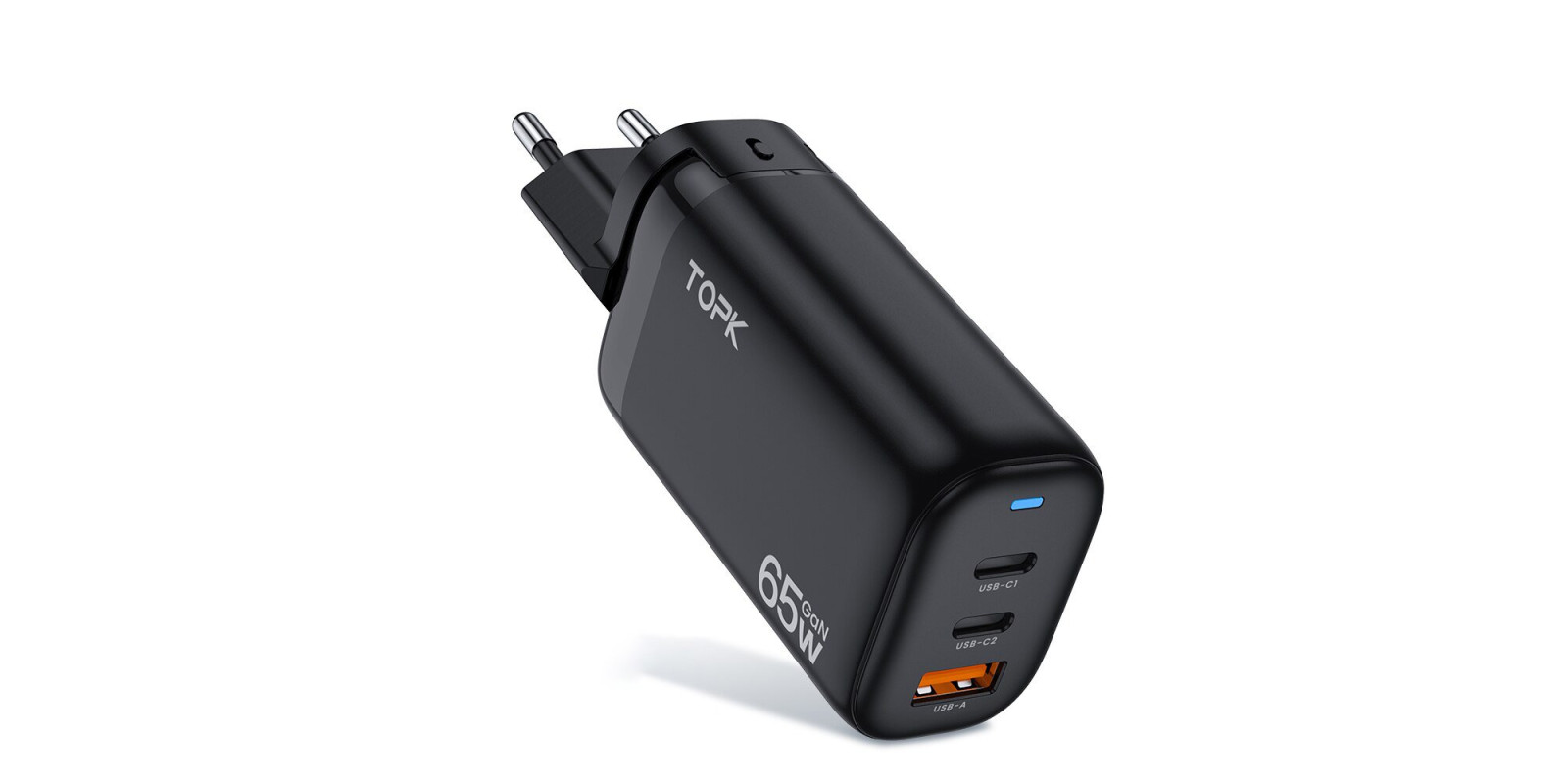 GaN сетевое зарядное устройство TOPK B314P 65W